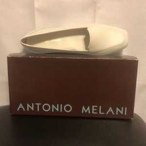 White Antonio Melani loafers